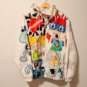 Members Only x Nickelodeon Windbreaker Men’s M — Spongebob Rugrats Arnold